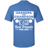 Best Gift For Grandpa and Grandson - Best Friends For Life Jeep T-Shirt [Back] - Special