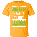 Best Gift For Grandpa - Grandpa Much Cooler Jeep T-Shirt [Front]