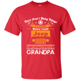 A/ Best Gift For Grandpa - Being A Jeep Grandpa T-Shirt [Front] | Various Colors