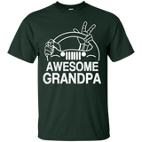 Best Gift For Grandpa - Awesome Grandpa Jeep T-Shirt [Front]