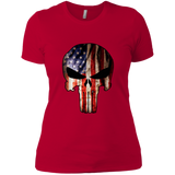 Badass Skull | Jeep T-Shirt For Women | Various Colors | Front