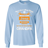 BEST GIFT FOR GRANDPA - BEING A JEEP GRANDPA LS T-SHIRT [FRONT] | Various Colors