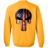 Badass Skull | Jeep Sweatshirt 8 oz | Various Colors | Back