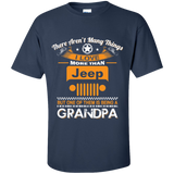 A/ Best Gift For Grandpa - Being A Jeep Grandpa T-Shirt [Front] | Various Colors