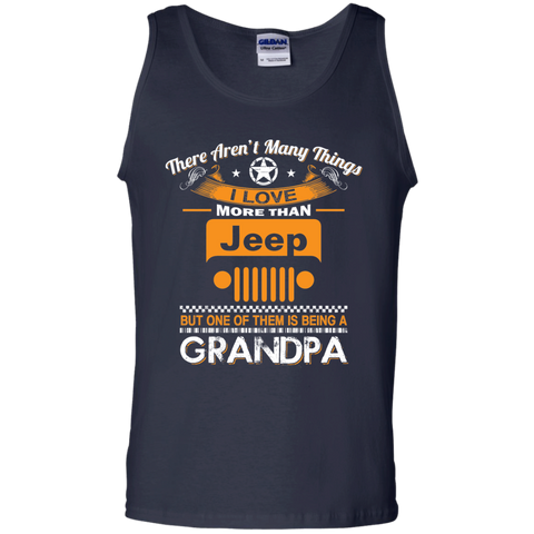 Best Gift For Grandpa - Being A Jeep Grandpa Tank Top [Front] | Various Colors