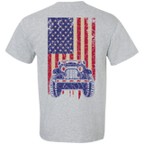 IG B/ Jeep Under U.S Flag T-Shirt For Men - Special Collecion | On sales | Various Colors [Back]