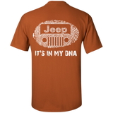 It's In My DNA | Jeep T-Shirts For Men [Back]