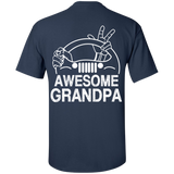 Best Gift For Grandpa - Awesome Grandpa Jeep T-Shirt [Back]