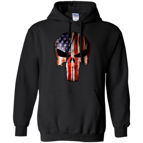 Badass Skull | Jeep Pullover Hoodie 8 oz | Various Colors | Front