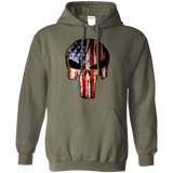 Badass Skull | Jeep Pullover Hoodie 8 oz | Various Colors | Front