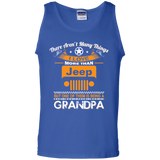 Best Gift For Grandpa - Being A Jeep Grandpa Tank Top [Front] | Various Colors