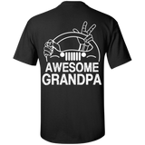 Best Gift For Grandpa - Awesome Grandpa Jeep T-Shirt [Back]