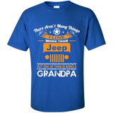 A/ Best Gift For Grandpa - Being A Jeep Grandpa T-Shirt [Front] | Various Colors