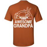 Best Gift For Grandpa - Awesome Grandpa Jeep T-Shirt [Back]