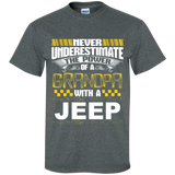 Best Gift For Grandpa - Never Underestimate The Power Of A Grandpa With A Jeep [Front]