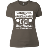 Best Gift For Grandpa And Granddaughter - Best Friends For Life Jeep T-Shirt For Women [Front]