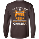 BEST GIFT FOR GRANDPA - BEING A JEEP GRANDPA LS T-SHIRT [BACK] | VARIOUS COLORS