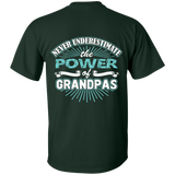 Best Gift For Grandpa - Never Underestimate The Power Of Grandpas - Special [Back]