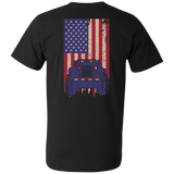 Jeep Under U.S Flag V-neck - Special Collecion | On sales | Various Colors [Back]