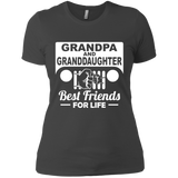 Best Gift For Grandpa And Granddaughter - Best Friends For Life Jeep T-Shirt For Women [Front]