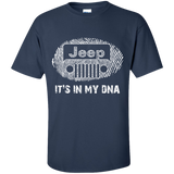 It's In My DNA | Jeep T-Shirts For Men [Front]